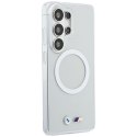 BMW futerał do SAMSUNG S26 Ultra BMHMS26L25HSMLKT (Magnetic IML Shockproof W/ Metal Logos) transparentny