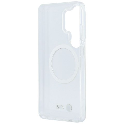 BMW futerał do SAMSUNG S26 Ultra BMHMS26L25HSMLKT (Magnetic IML Shockproof W/ Metal Logos) transparentny