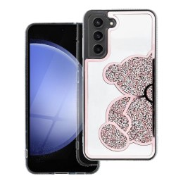 Futerał do Samsung A54 Teddy Bear różowy