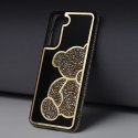 Futerał do Samsung S20 FE / S20 FE 5G Teddy Bear złoty