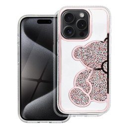 Futerał do iPhone 13 MIN Teddy Bear różowy