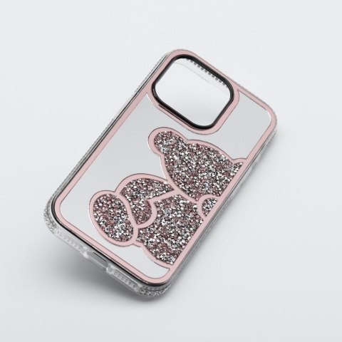 Futerał do iPhone 13 MIN Teddy Bear różowy