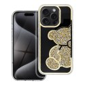 Futerał do iPhone 14 Teddy Bear złoty