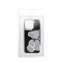 Futerał do iPhone 15 Teddy Bear srebrny