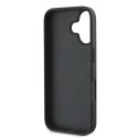GUESS futerał do IPHONE 16 Plus GUHCP16MG4GLGR (PC/TPU 4G PU Bottom Stripe) szary