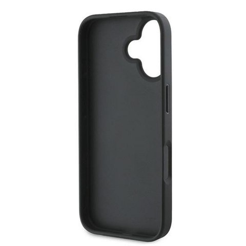 GUESS futerał do IPHONE 16 Plus GUHCP16MG4GLGR (PC/TPU 4G PU Bottom Stripe) szary