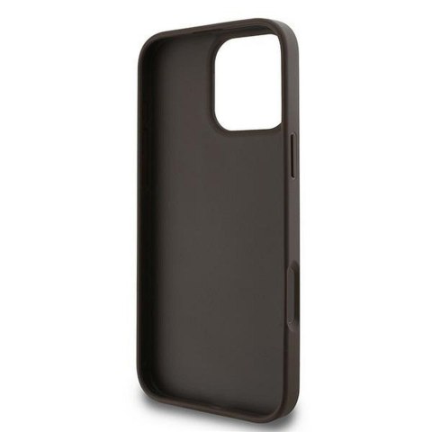 GUESS futerał do IPHONE 16 Pro GUHCP16L4GMGBR (4G PU Big Logo) brązowy