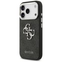 GUESS futerał do IPHONE 17 GUHCP17SP4G4SMCK (4G PU Leather Case with Big 4G and Classic Logo and Silver Metal Camera Frame) czar