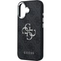 GUESS futerał do IPHONE 17 GUHCP17SP4G4SMCK (4G PU Leather Case with Big 4G and Classic Logo and Silver Metal Camera Frame) czar