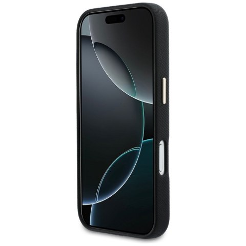 GUESS futerał do IPHONE 17 Pro Max GUHCP17X5PS4RGGK (PU FW Resin Logo) czarny