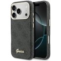 GUESS futerał do IPHONE 17 Pro Max kompatybilny z MagSafe GUHMP17X5P4FWMSK (PU FW 4G Script) czarny