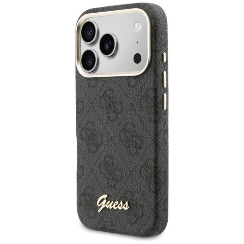 GUESS futerał do IPHONE 17 Pro Max kompatybilny z MagSafe GUHMP17X5P4FWMSK (PU FW 4G Script) czarny