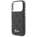GUESS futerał do IPHONE 17 Pro Max kompatybilny z MagSafe GUHMP17X5P4FWMSK (PU FW 4G Script) czarny
