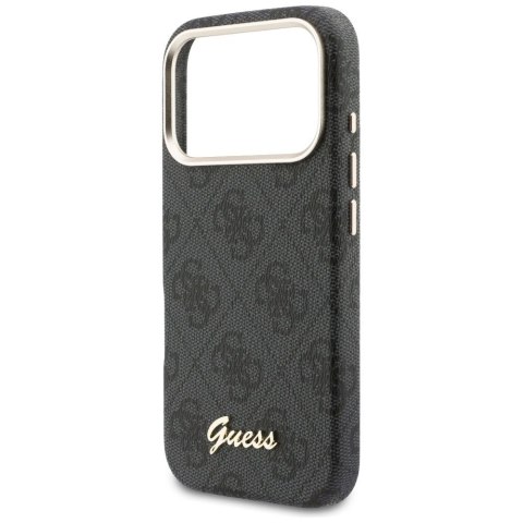 GUESS futerał do IPHONE 17 Pro Max kompatybilny z MagSafe GUHMP17X5P4FWMSK (PU FW 4G Script) czarny
