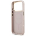 GUESS futerał do IPHONE 17 Pro kompatybilny z MagSafe GUHMP17LP4GRMDEP (PU W/ 4G Strass Logo) różowy