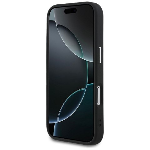GUESS futerał do IPHONE 17 Pro kompatybilny z MagSafe GUHMP17LPSAREGSK (PU W/ Classic Logo) czarny