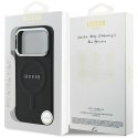 GUESS futerał do IPHONE 17 Pro kompatybilny z MagSafe GUHMP17LPSAREGSK (PU W/ Classic Logo) czarny