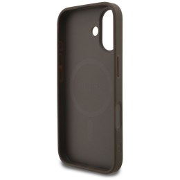GUESS futerał do IPHONE 17 kompatybilny z MagSafe GUHMP17SG4GFRW (PU 4G Ring Classic Logo) brązowy