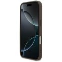 GUESS futerał do IPHONE 17 kompatybilny z MagSafe GUHMP17SG4GFRW (PU 4G Ring Classic Logo) brązowy