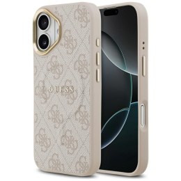 GUESS futerał do IPHONE 17 kompatybilny z MagSafe GUHMP17SP4MSEGCP (PU 4G W/ Classic) różowy
