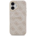 GUESS futerał do IPHONE 17 kompatybilny z MagSafe GUHMP17SP4MSEGCP (PU 4G W/ Classic) różowy
