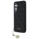 GUESS futerał do SAMSUNG S24 FE GUHCS24FEGF4GGR (HC PU 4G Charm) szary