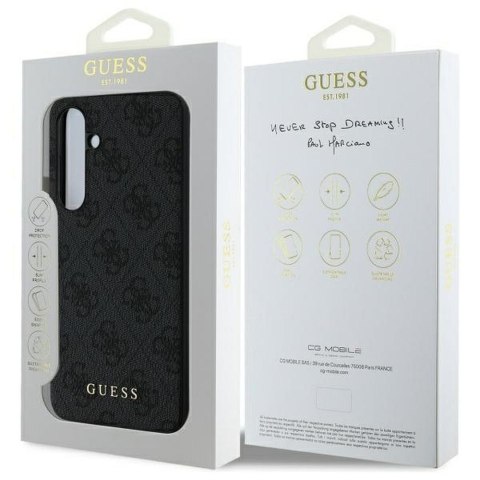 GUESS futerał do SAMSUNG S24 FE GUHCS24FEGF4GGR (HC PU 4G Charm) szary