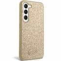 GUESS futerał do SAMSUNG S24 GUHCS24SHGGSHD (Glitter Script) złoty