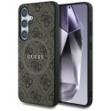 GUESS futerał do SAMSUNG S25 GUHMS25SG4GFRW (Magnetic PU 4G Ring Classic Logo) brązowy