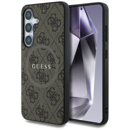 GUESS futerał do SAMSUNG S25 GUHMS25SG4GFRW (Magnetic PU 4G Ring Classic Logo) brązowy