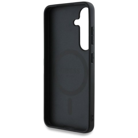 GUESS futerał do SAMSUNG S25 GUHMS25SG4GFRW (Magnetic PU 4G Ring Classic Logo) brązowy