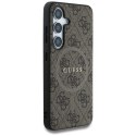 GUESS futerał do SAMSUNG S25 GUHMS25SG4GFRW (Magnetic PU 4G Ring Classic Logo) brązowy
