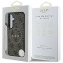 GUESS futerał do SAMSUNG S25 GUHMS25SG4GFRW (Magnetic PU 4G Ring Classic Logo) brązowy
