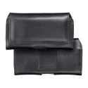 Kabura uniwersalna do paska skórzana ROYAL pozioma rozmiar M do IPHONE 12 MINI / 13 MINI / SAMSUNG A40 / S8 / XIAOMI 12 / Redmi