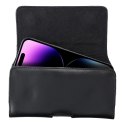 Kabura uniwersalna do paska skórzana ROYAL pozioma rozmiar M do IPHONE 12 MINI / 13 MINI / SAMSUNG A40 / S8 / XIAOMI 12 / Redmi