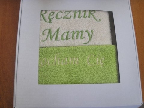 Ręcznik haftowany 50X100 2szt w pudełku DLA MAMY 9518