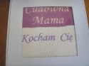 Ręcznik haftowany 50X100 2szt w pudełku DLA MAMY 9518