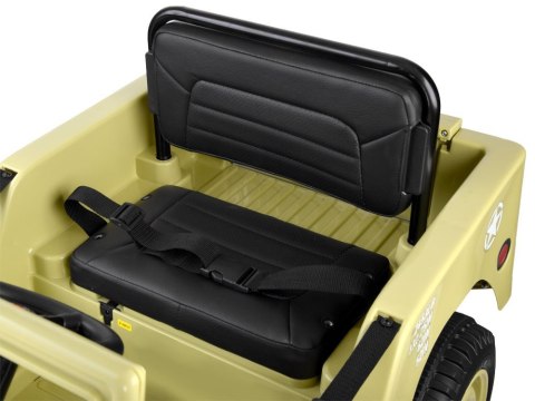 Wojskowe Auto na akumulator Willys + pilot PA0263