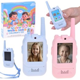Zestaw 2x Krótkofalówki Dla Dzieci Walkie Talkie Video LCD 2
