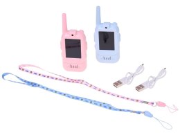 Zestaw 2x Krótkofalówki Dla Dzieci Walkie Talkie Video LCD 2