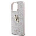 GUESS futerał do IPHONE 16 Pro Max GUHCP16X4GMGPI (4G PU Big Logo) różowy