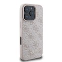 GUESS futerał do IPHONE 16 Pro Max GUHCP16XG4GFPI (PU 4G Classic) różowy