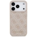 GUESS futerał do IPHONE 17 Pro GUHCP17LG4GFPI (PU 4G Classic) różowy