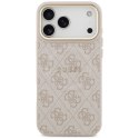 GUESS futerał do IPHONE 17 Pro Max kompatybilny z MagSafe GUHMP17XP4MSEGCP (PU 4G W/ Classic) różowy