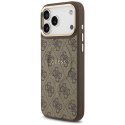 GUESS futerał do IPHONE 17 Pro Max kompatybilny z MagSafe GUHMP17XP4MSEGCW (PU 4G W/ Classic) brązowy