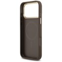 GUESS futerał do IPHONE 17 Pro Max kompatybilny z MagSafe GUHMP17XP4MSEGCW (PU 4G W/ Classic) brązowy
