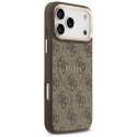 GUESS futerał do IPHONE 17 Pro Max kompatybilny z MagSafe GUHMP17XP4MSEGCW (PU 4G W/ Classic) brązowy