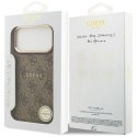 GUESS futerał do IPHONE 17 Pro Max kompatybilny z MagSafe GUHMP17XP4MSEGCW (PU 4G W/ Classic) brązowy