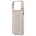 GUESS futerał do IPHONE 17 Pro Max kompatybilny z MagSafe GUHMP17XPG4SEMCP (PU W/ 4G Stripe) różowy