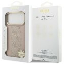 GUESS futerał do IPHONE 17 Pro Max kompatybilny z MagSafe GUHMP17XPG4SEMCP (PU W/ 4G Stripe) różowy